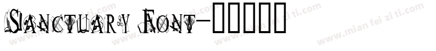 Sanctuary Font字体转换